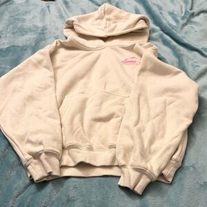 Fabletics Cream Hoodie Sweater